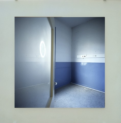 chambres translucides 3 photographies, tirage cibachrome,cadres de verre depoli, 70 x70 cm