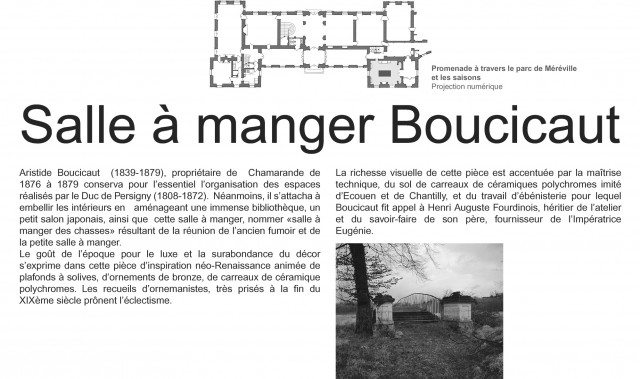 J la salle à manger  Boucicaut