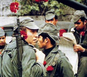 la revolution des oeillets-1974