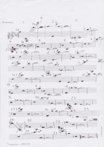 Notes de travail, 2012 -03
